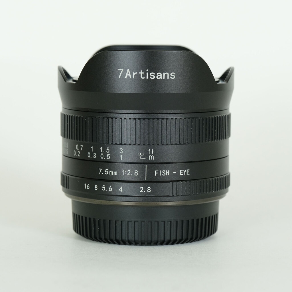 七工匠 7Artisans 7.5mm F2.8 FISH-EYE II ED (マイクロフォーサーズ用) ブラック