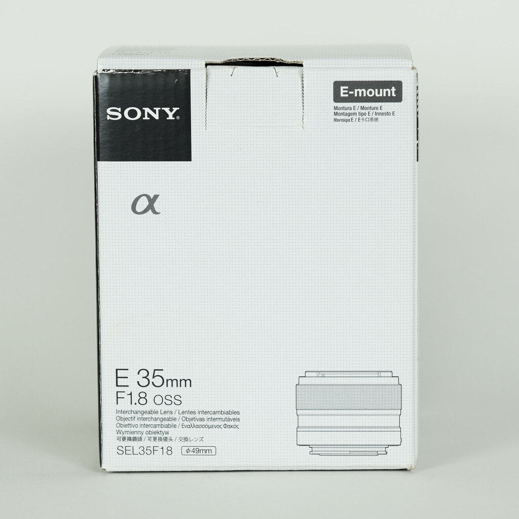 SONY E 35mm F1.8 OSS SEL35F18 SONY E 35mm F1.8 OSS SEL35F18