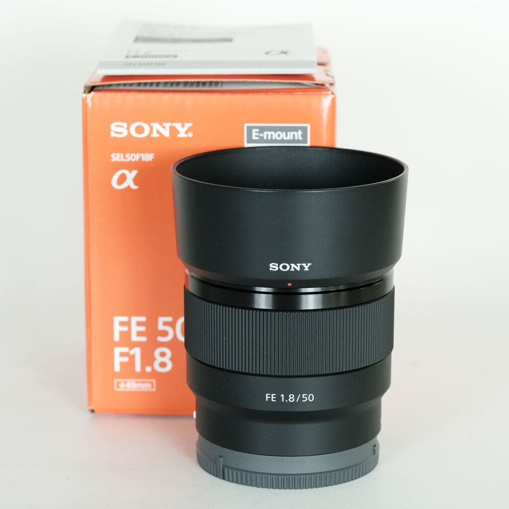 【美品・箱あり】SONY FE 50mm F1.8 SEL50F18F Sony FE 50mm f/1.8 Prime Lens for Sony Alpha E-mount Cameras