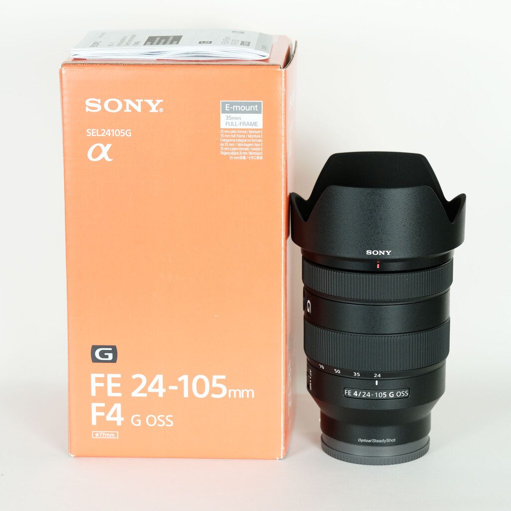 美品箱付SONY FE 24-105mm F4 G OSS ズームレンズ 新品)SONY (ソニー) FE 24-105mm F4 G OSS SEL24105G（商品ID