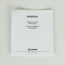 Voigtlander MACRO APO-LANTHAR 110mm F2.5 E-mount(ソニーE用) Voigtlander MACRO APO-LANTHAR 110mm F2.5 E-mount(ソニーE用)