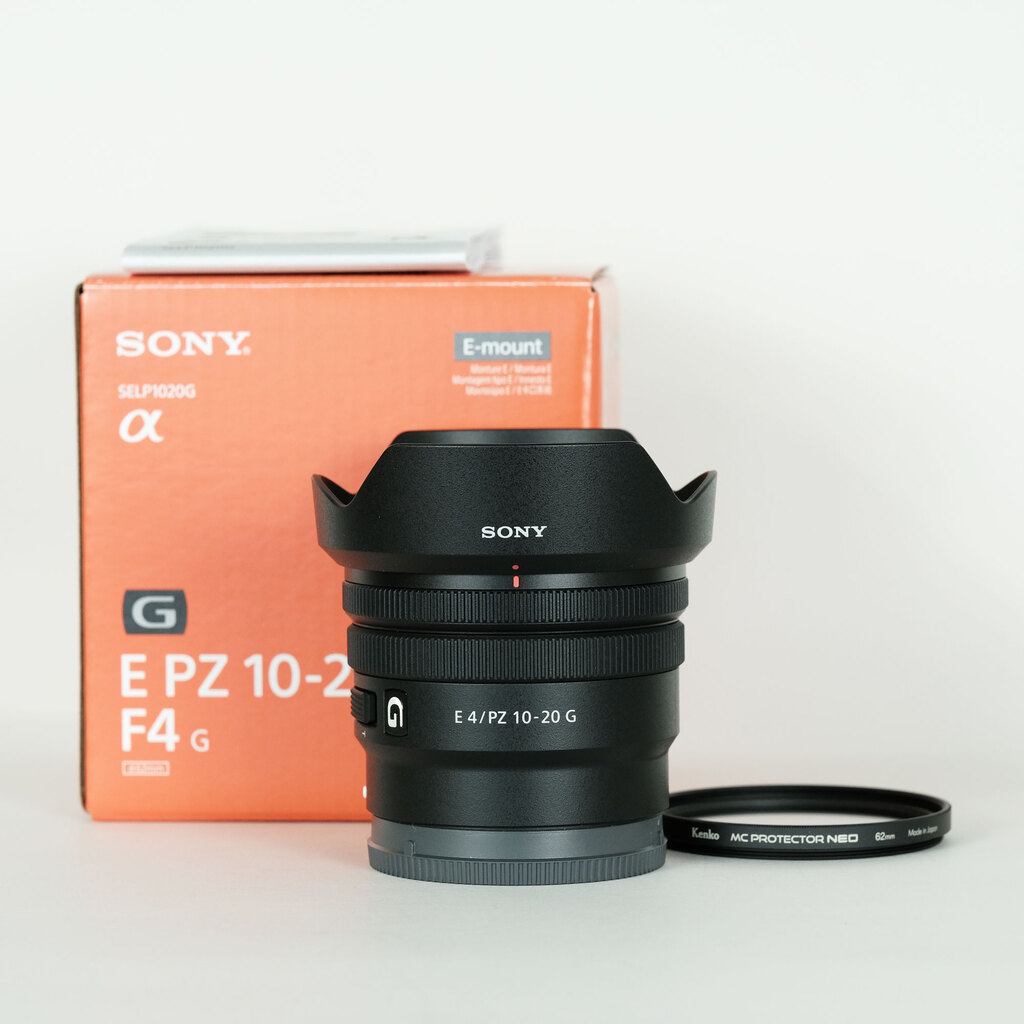 【美品】SONY  E PZ 10-20mm  F4 G 箱説明書付き ソニー E PZ 10-20mm F4 G 徹底レビューVol.1 外観・AF編 - とるなら