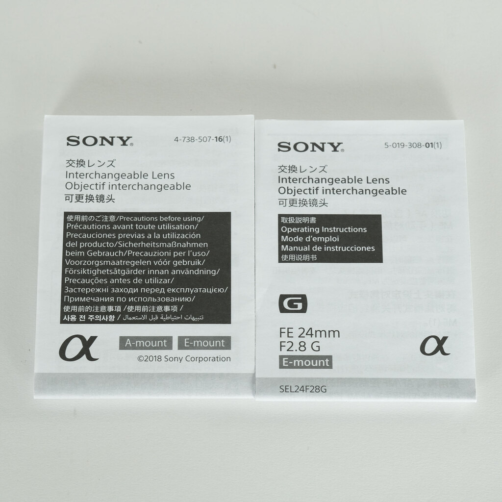 SONY FE 24mm F2.8 G SEL24F28G SONY FE 24mm F2.8 G SEL24F28G