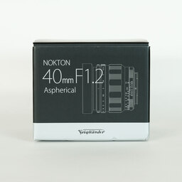 Voigtlander NOKTON 40mm F1.2 Aspherical E-mount (ソニーE用) Voigtlander NOKTON 40mm F1.2 Aspherical E-mount (ソニーE用)