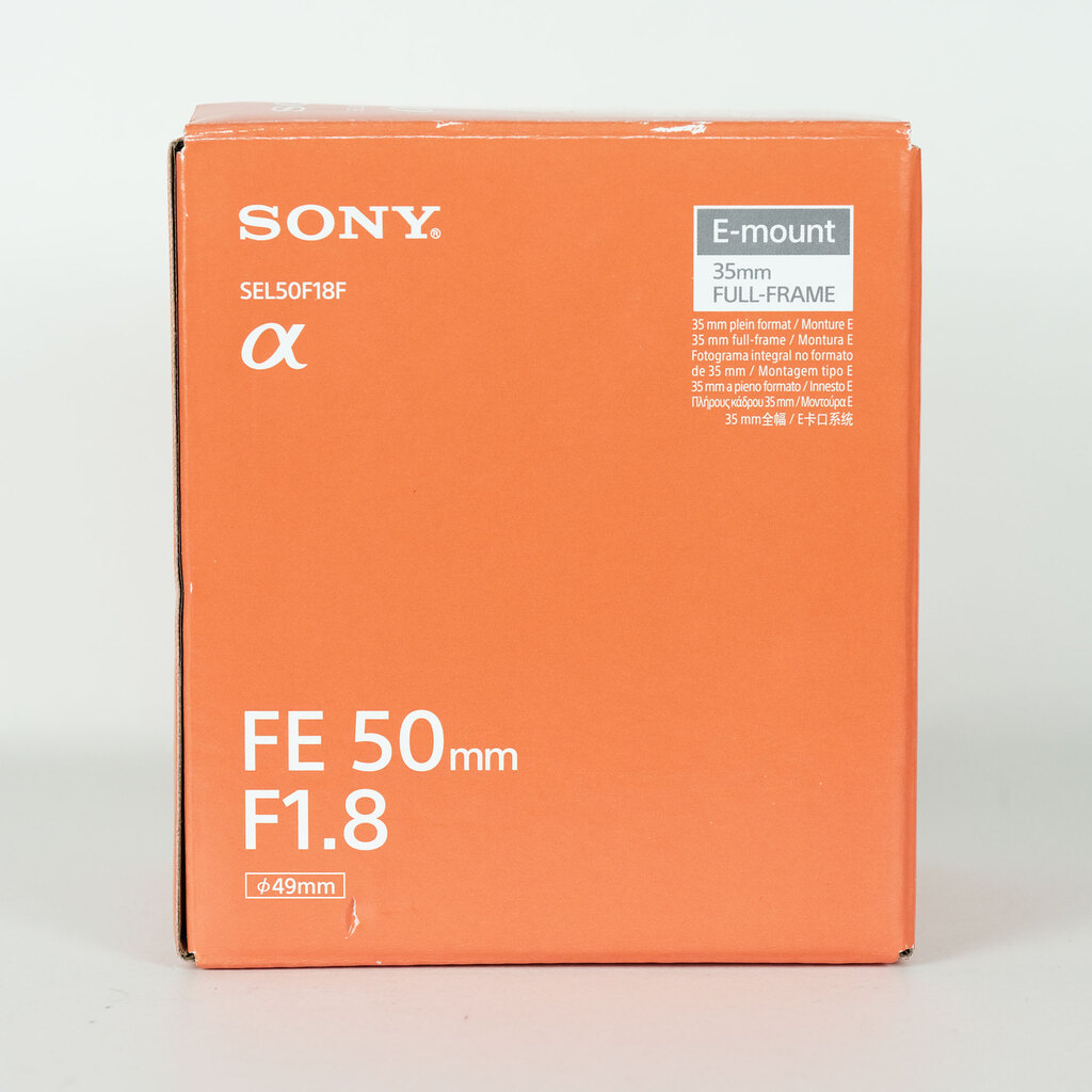 SONY FE 50mm F1.8 SEL50F18F