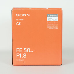 SONY FE 50mm F1.8 SEL50F18F