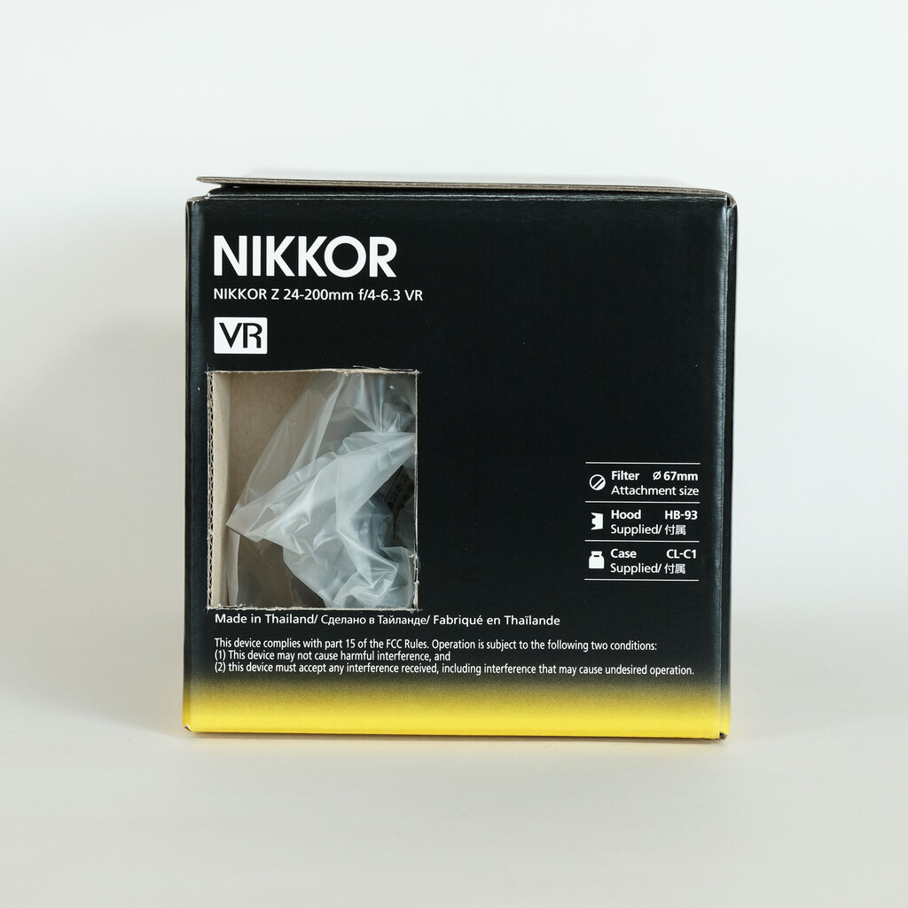 Nikon NIKKOR Z 24-200mm f/4-6.3 VR Nikon NIKKOR Z 24-200mm f/4-6.3 VR