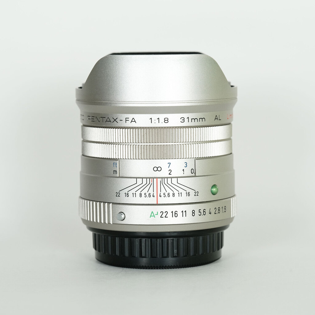 ■極上■ PENTAX FA 31mm F1.8 AL Limited シルバ－ 祝HD化！リニューアルされたFA Limitedレンズは31mmから始める