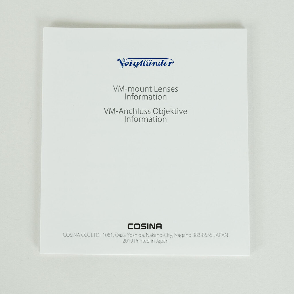 Voigtlander  APO-LANTHAR 35mm F2 Aspherical VM [ライカM用]