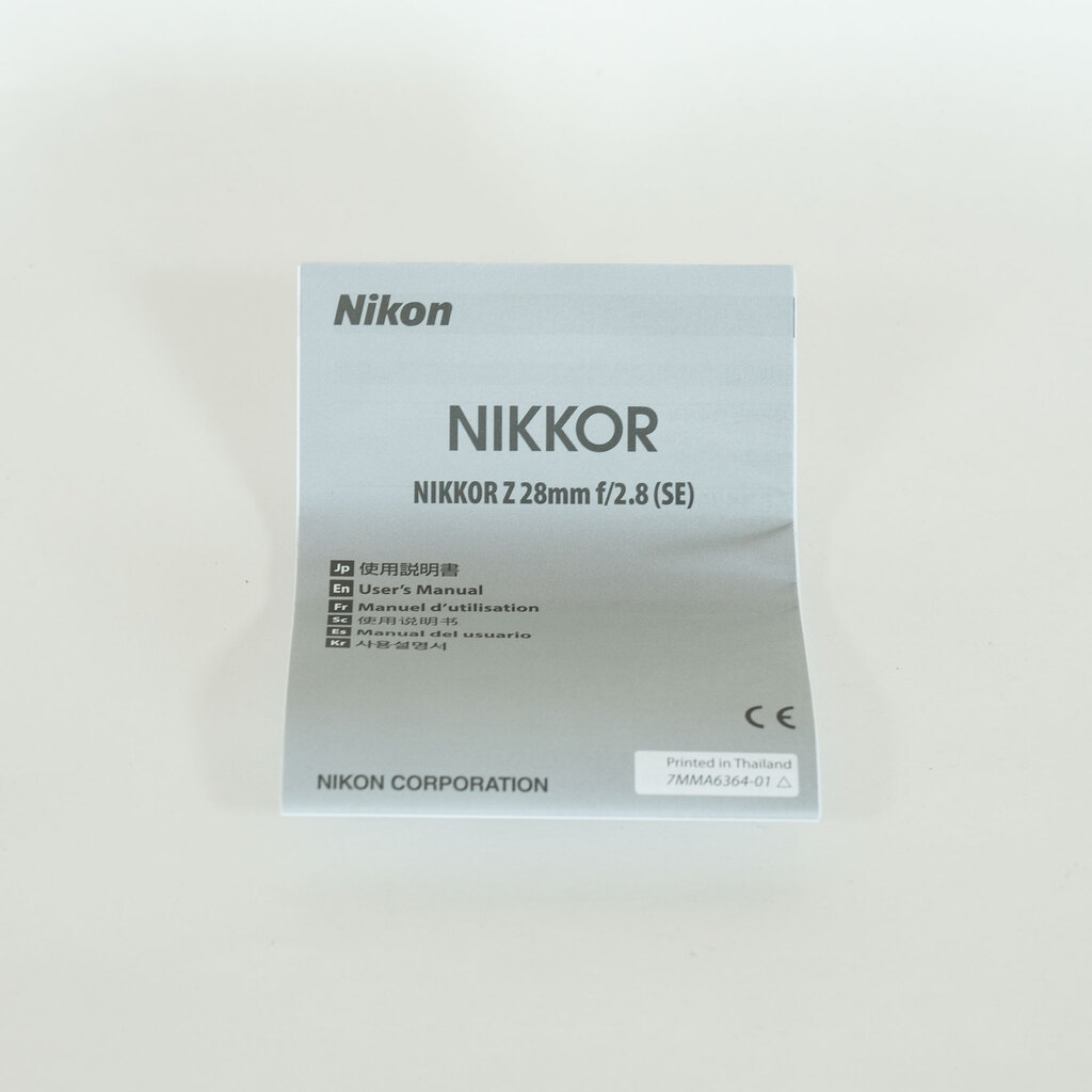 Nikon NIKKOR Z 28mm f/2.8 Nikon NIKKOR Z 28mm f/2.8
