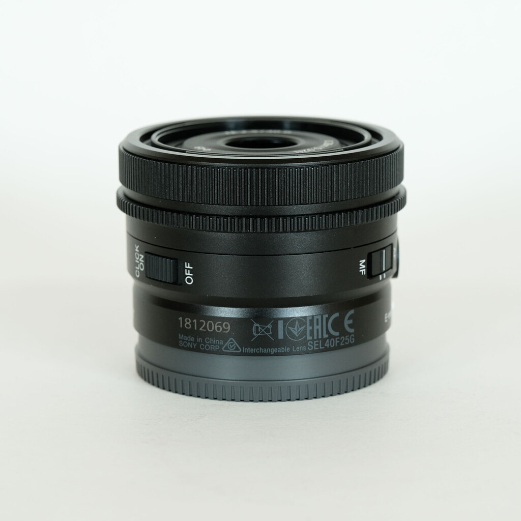 【極美品】SONY SEL40F25G 単焦点40mm レンタル]ソニー SONY FE 40mm F2.5 G 標準単焦点レンズ