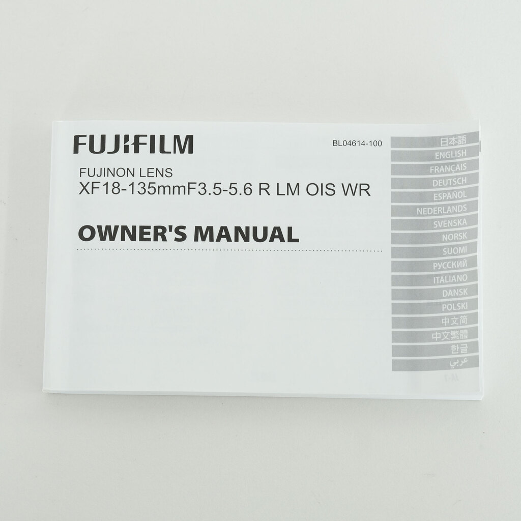 FUJIFILM XF18-135mmF3.5-5.6 R LM OIS WR FUJIFILM XF18-135mmF3.5-5.6 R LM OIS WR