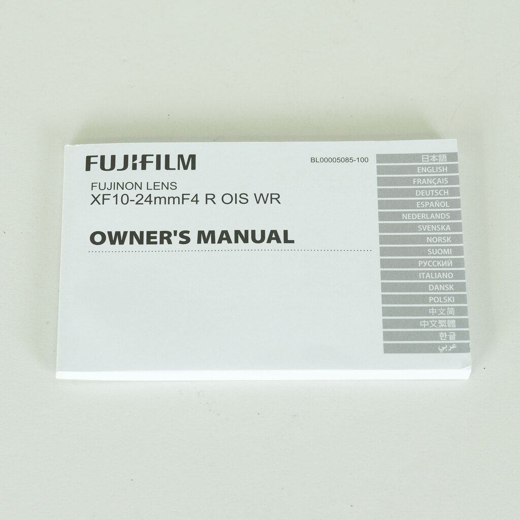 FUJIFILM XF10-24mmF4 R OIS WR