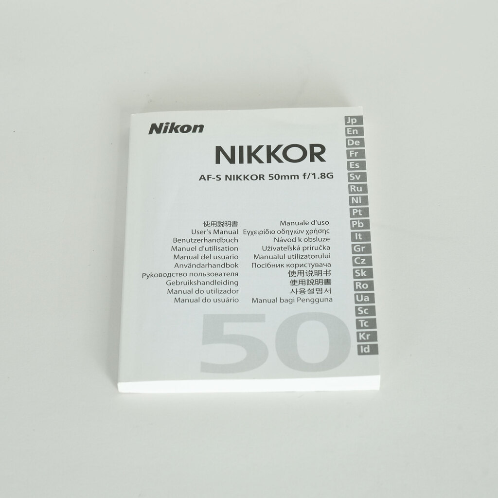 Nikon AF-S NIKKOR 50mm f/1.8G Nikon AF-S NIKKOR 50mm f/1.8G