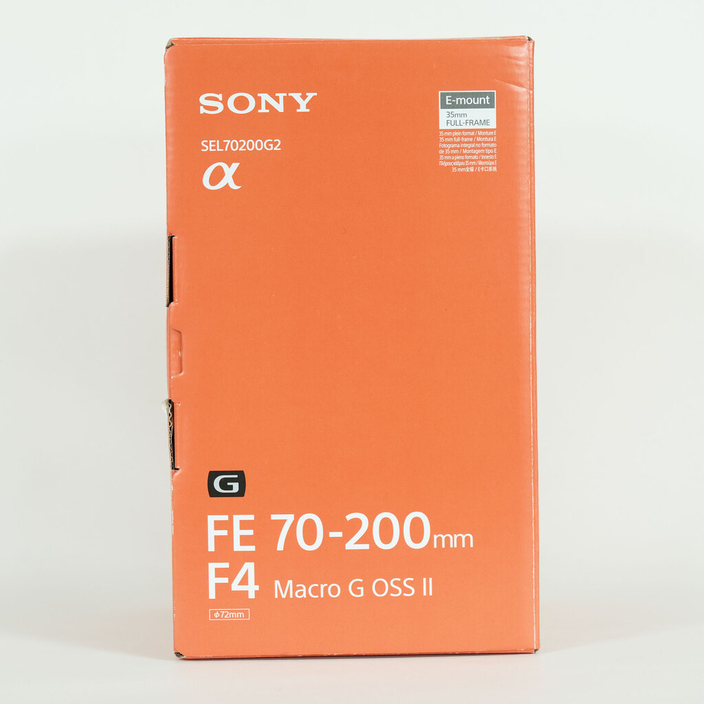 SONY FE70-200mm F4 Macro G OSS II SEL70200G2 SONY FE70-200mm F4 Macro G OSS II SEL70200G2