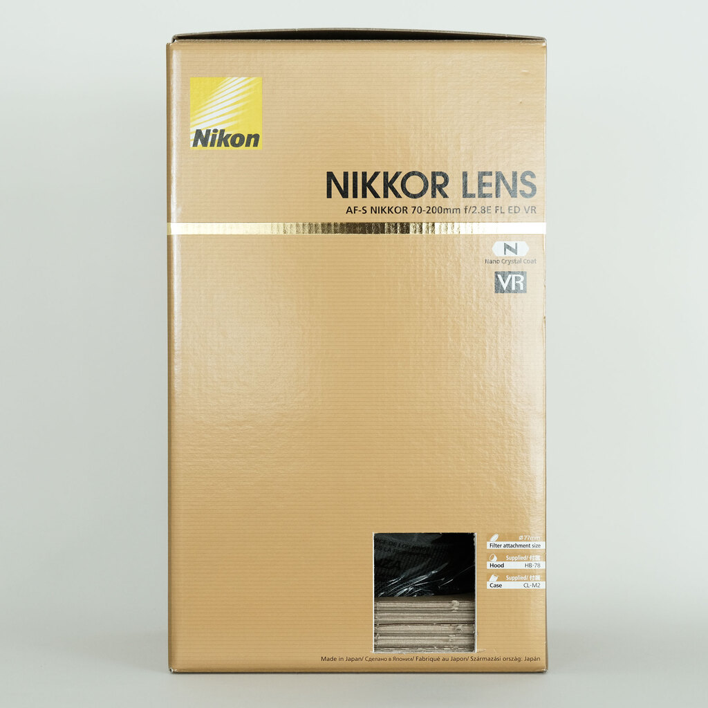 Nikon AF-S NIKKOR 70-200mm f/2.8E FL ED VR Nikon AF-S NIKKOR 70-200mm f/2.8E FL ED VR