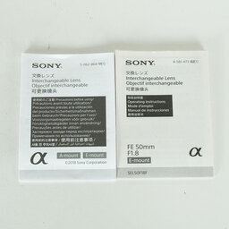 SONY FE 50mm F1.8 SEL50F18F SONY FE 50mm F1.8 SEL50F18F