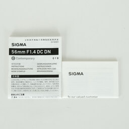 SIGMA 56mm F1.4 DC DN｜Contemporary [ソニーE用]