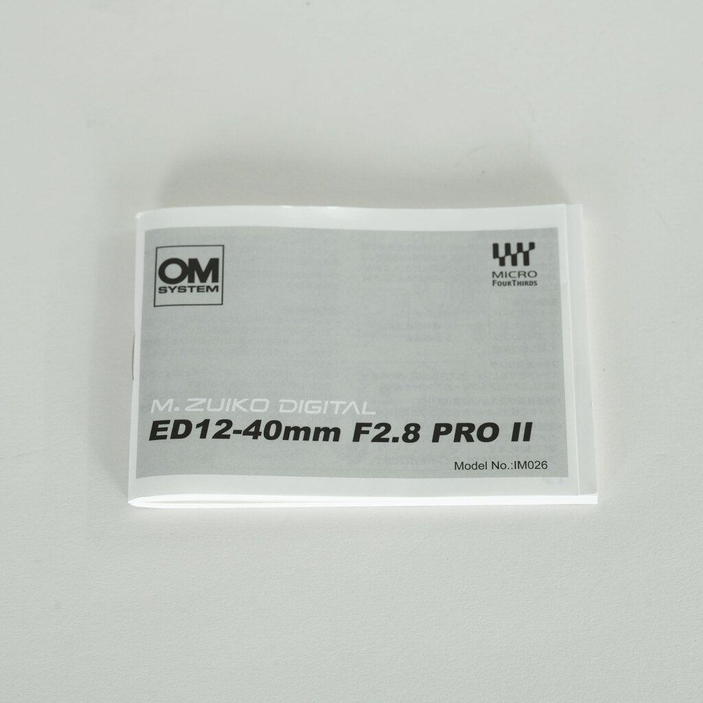 OLYMPUS M.ZUIKO DIGITAL ED 12-40mm F2.8 PRO II