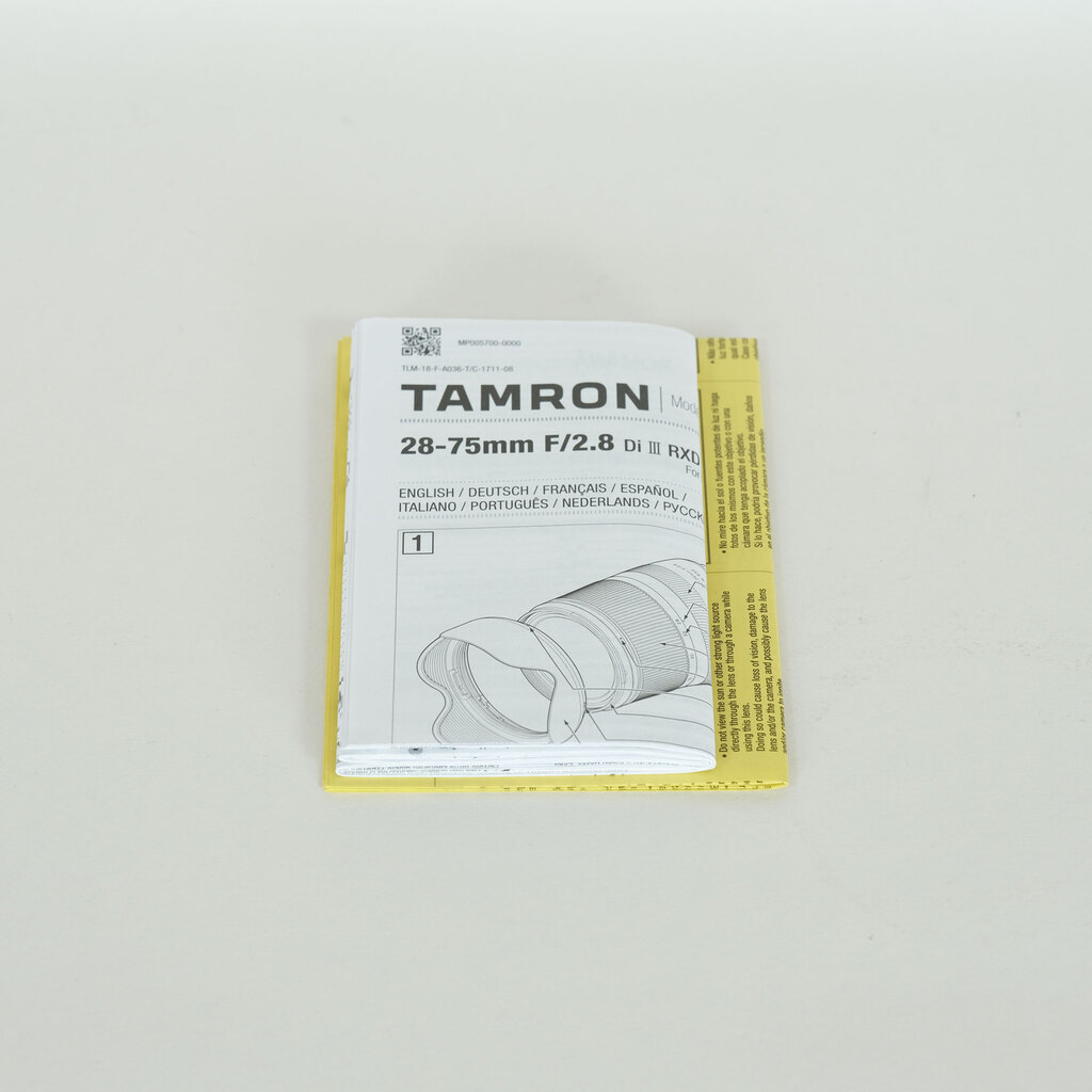 TAMRON 28-75mm F/2.8 Di III RXD (Model A036) [ソニーE用]