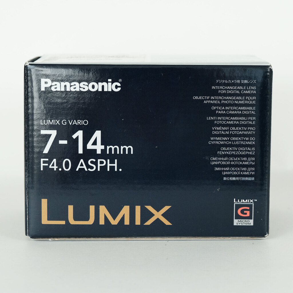 レンズ(ズーム) Panasonic - Panasonic LUMIX G VARIO 7-14mm F4.0 Panasonic LUMIX G Vario 7-14mm f/4 Aspherical Lens for Micro