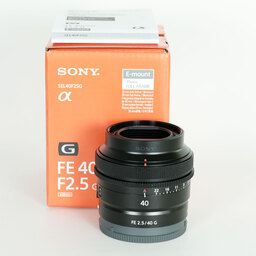 SONY FE 40mm F2.5 G SEL40F25G SONY FE 40mm F2.5 G SEL40F25G