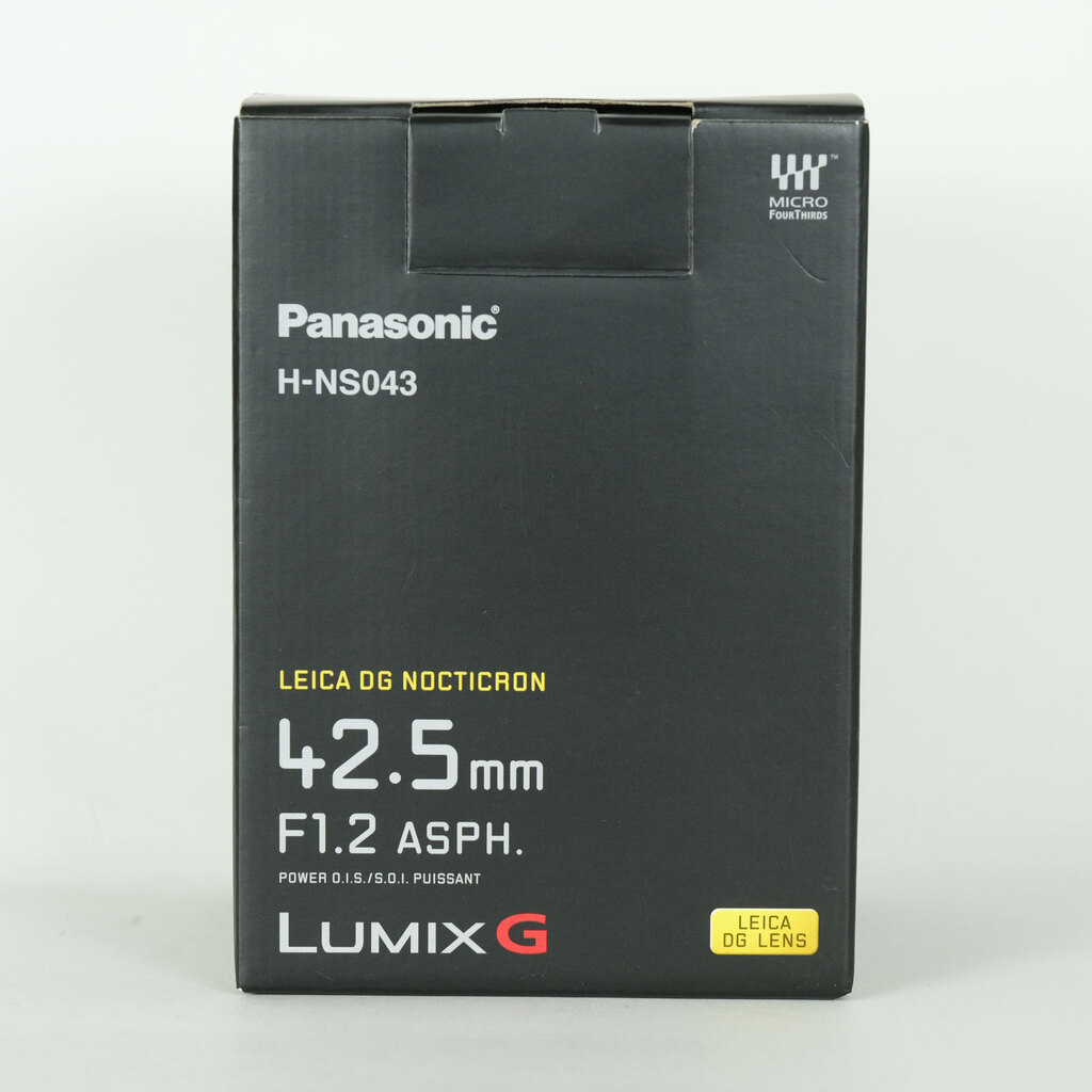 Panasonic LEICA DG NOCTICRON 42.5mm / F1.2 ASPH. / POWER O.I.S. Panasonic LEICA DG NOCTICRON 42.5mm / F1.2 ASPH. / POWER O.I.S.