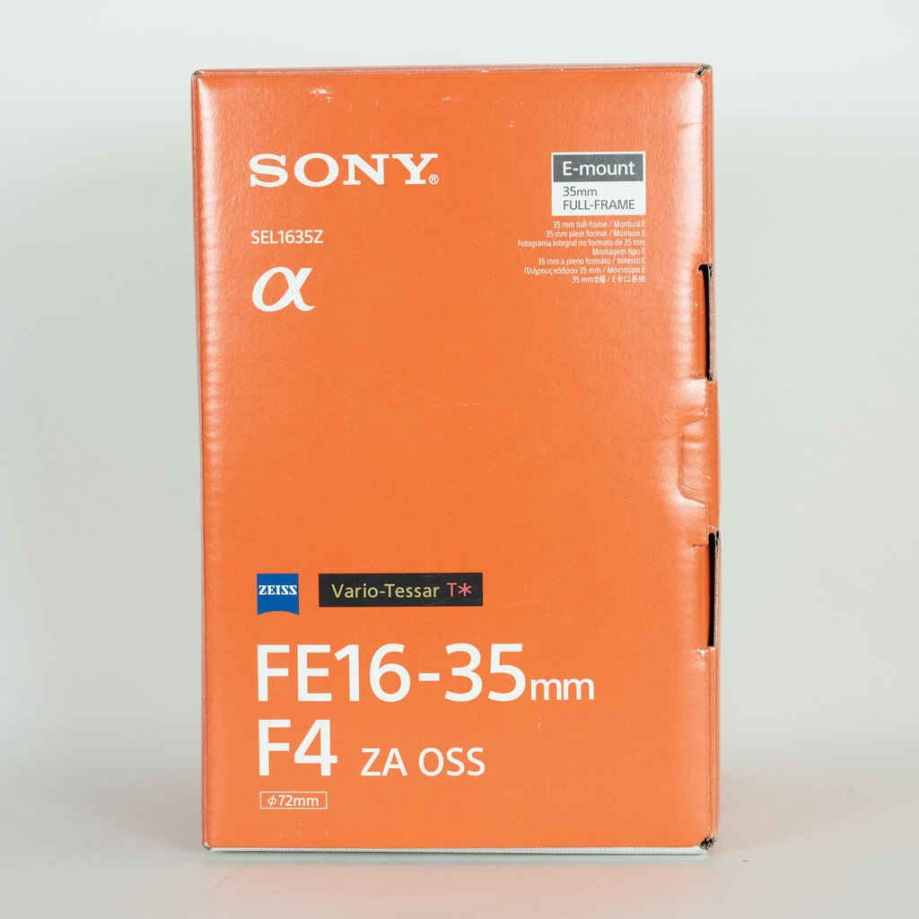 SONY Vario-Tessar T* FE 16-35mm F4 ZA OSS SEL1635Z