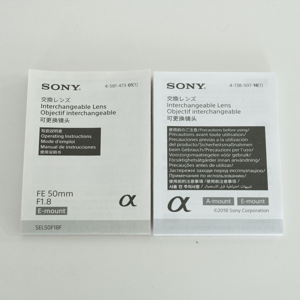 SONY FE 50mm F1.8 SEL50F18F SONY FE 50mm F1.8 SEL50F18F