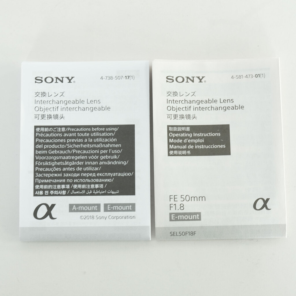 SONY FE 50mm F1.8 SEL50F18F SONY FE 50mm F1.8 SEL50F18F