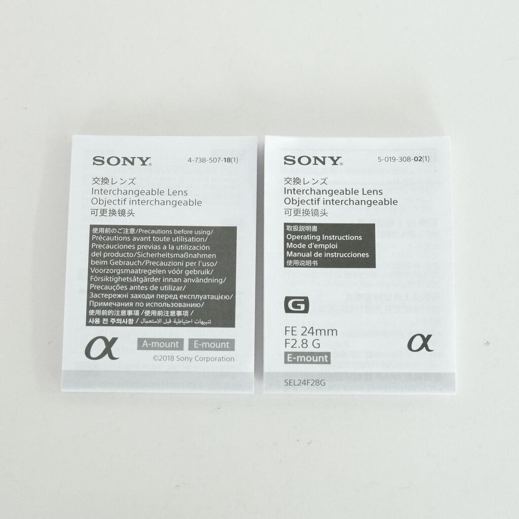 SONY FE 24mm F2.8 G SEL24F28G SONY FE 24mm F2.8 G SEL24F28G