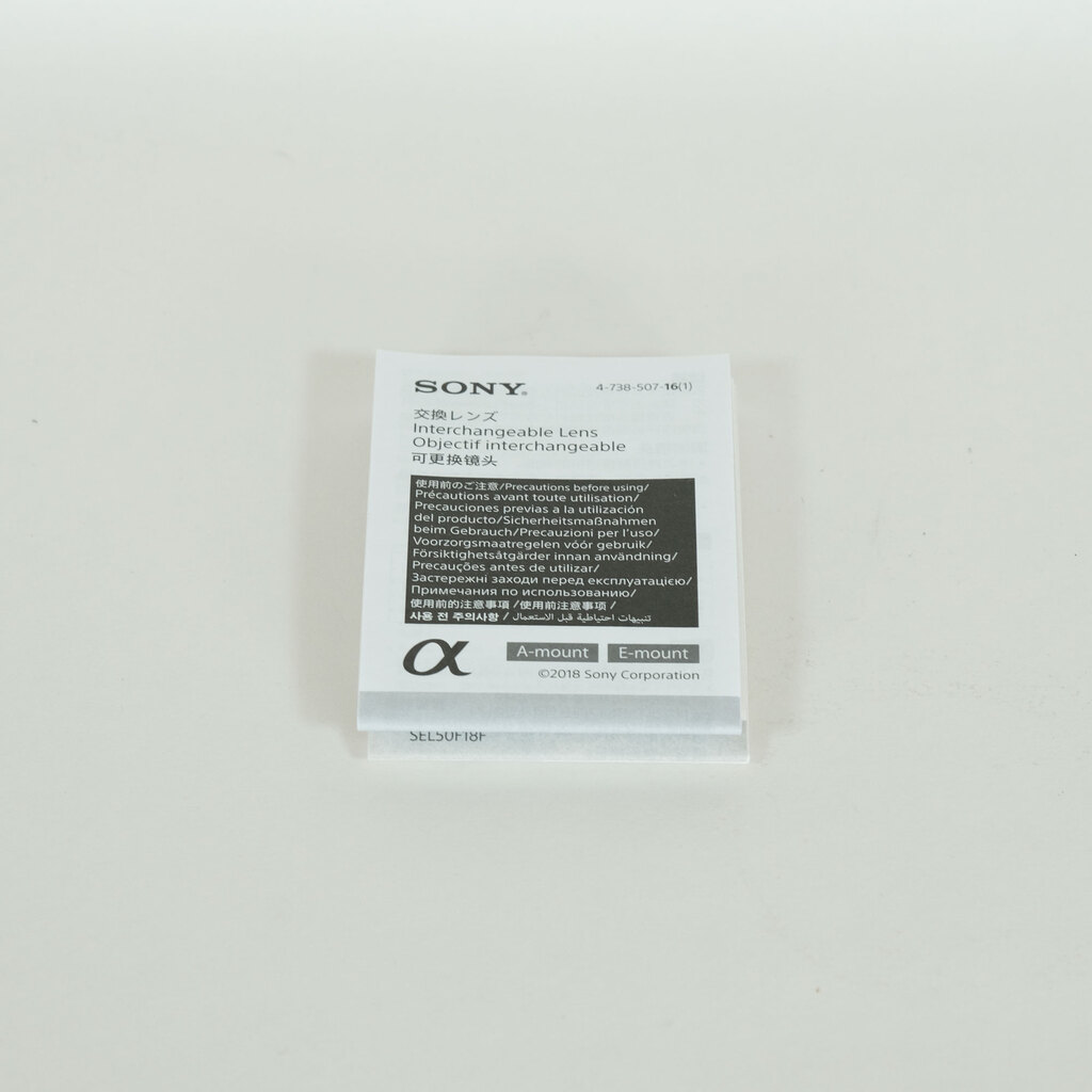 SONY FE 50mm F1.8 SEL50F18F SONY FE 50mm F1.8 SEL50F18F