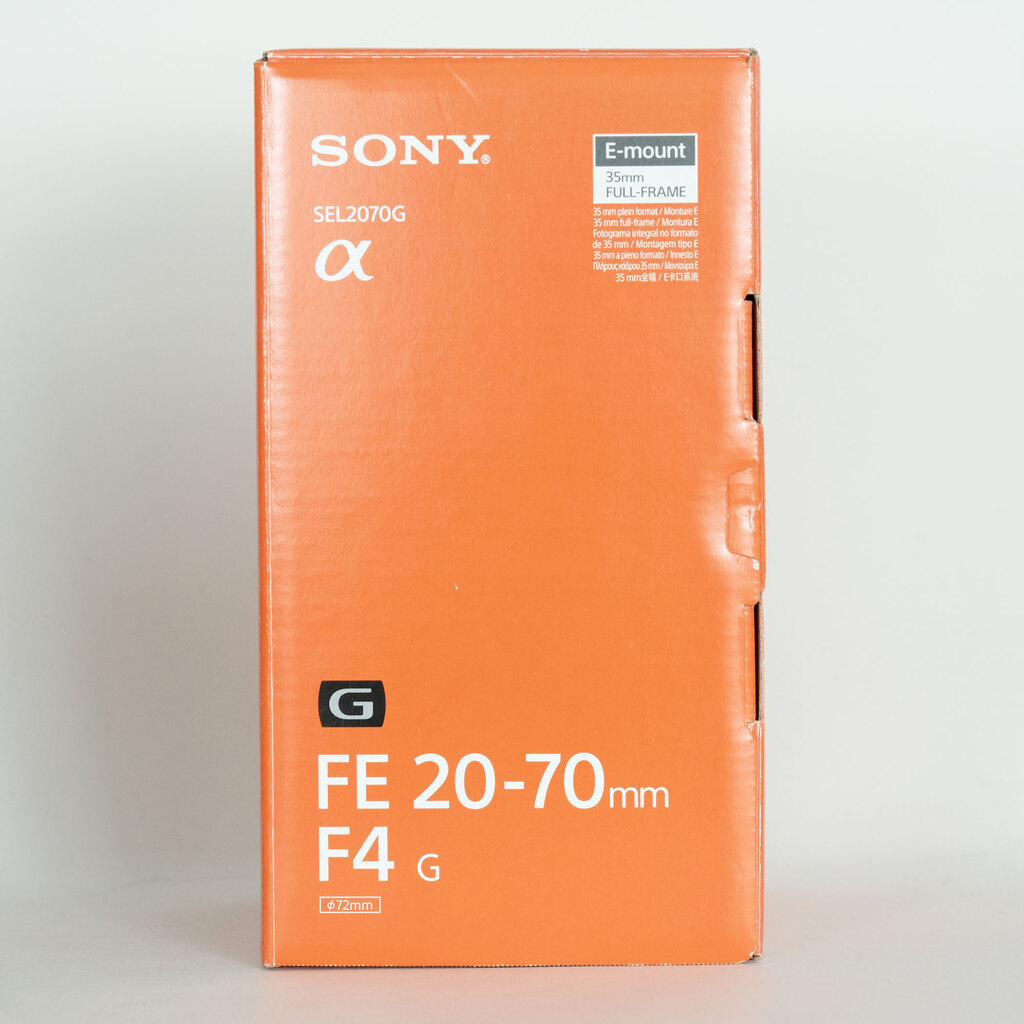 SONY FE 20-70mm F4 G SEL2070G SONY FE 20-70mm F4 G SEL2070G