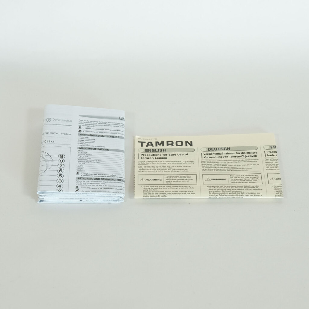 TAMRON 28-75mm F/2.8 Di III RXD (Model A036) [ソニーE用]