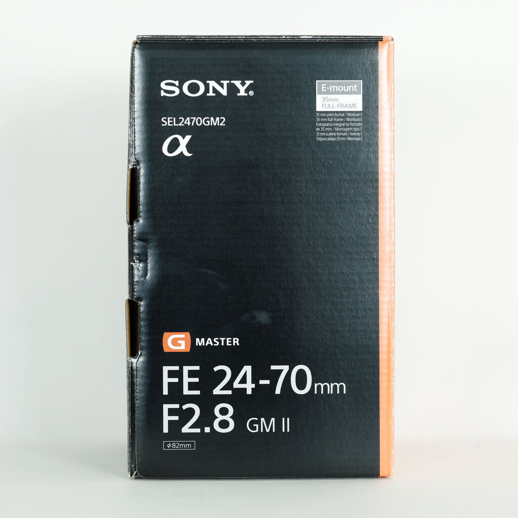 SONY FE 24-70mm F2.8 GM II SEL2470GM2 SONY FE 24-70mm F2.8 GM II SEL2470GM2