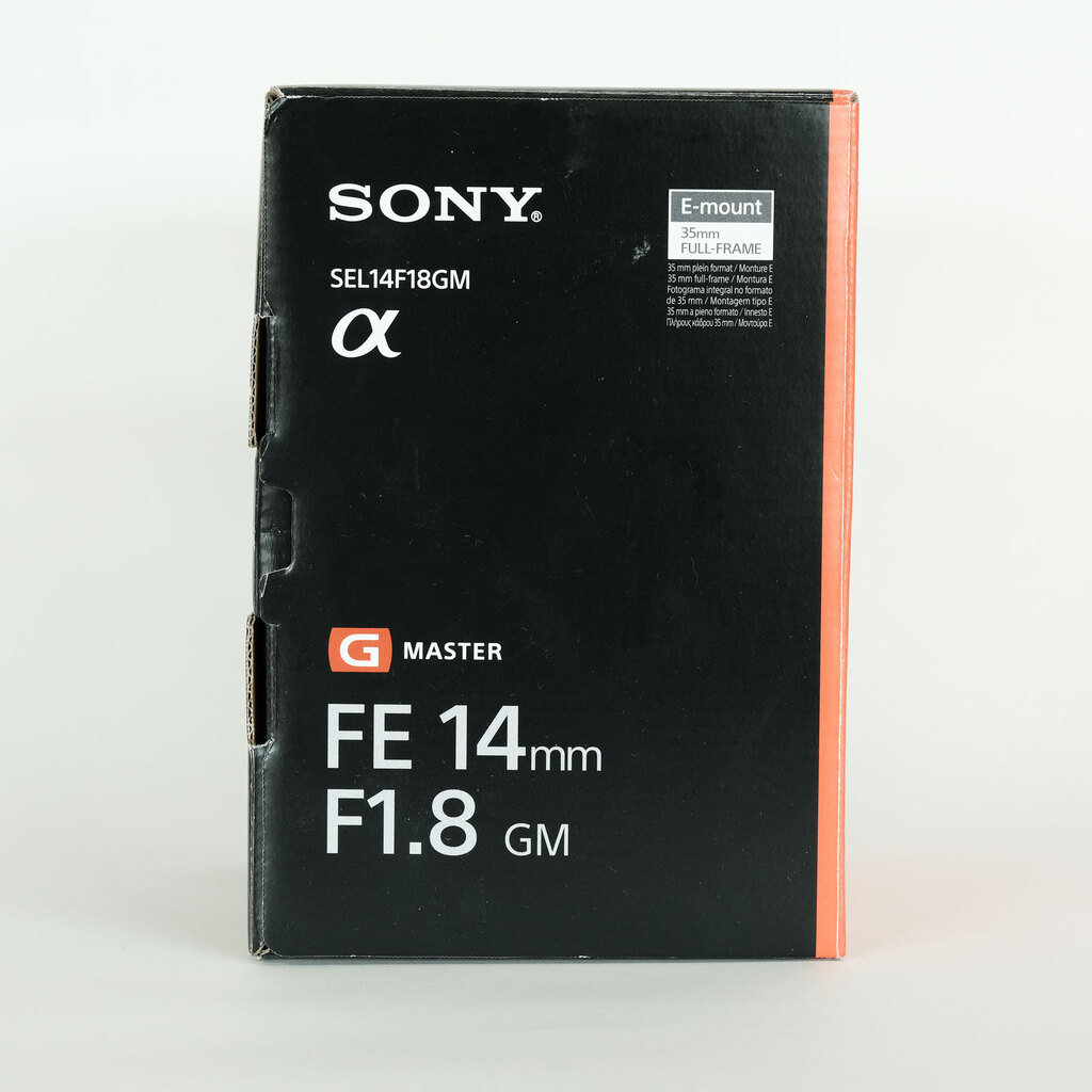 SONY FE 14mm F1.8 GM  SEL14F18GM SONY FE 14mm F1.8 GM  SEL14F18GM
