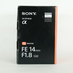 SONY FE 14mm F1.8 GM  SEL14F18GM SONY FE 14mm F1.8 GM  SEL14F18GM